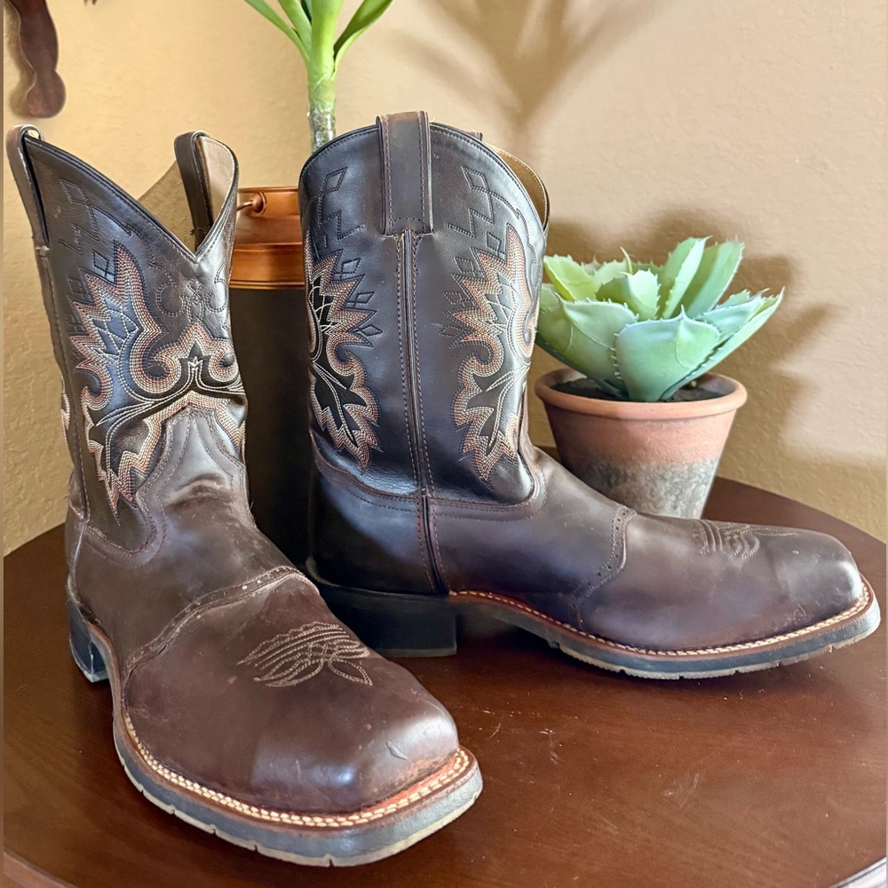 Double H Men’s Brown Western Cowboy Boots